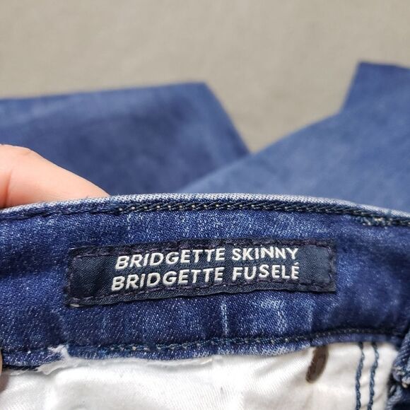 Lucky Brand Brigitte Ankle Length High Rise Skinny Jeans size 2 / 26 *Host Pick* - Picture 4 of 10